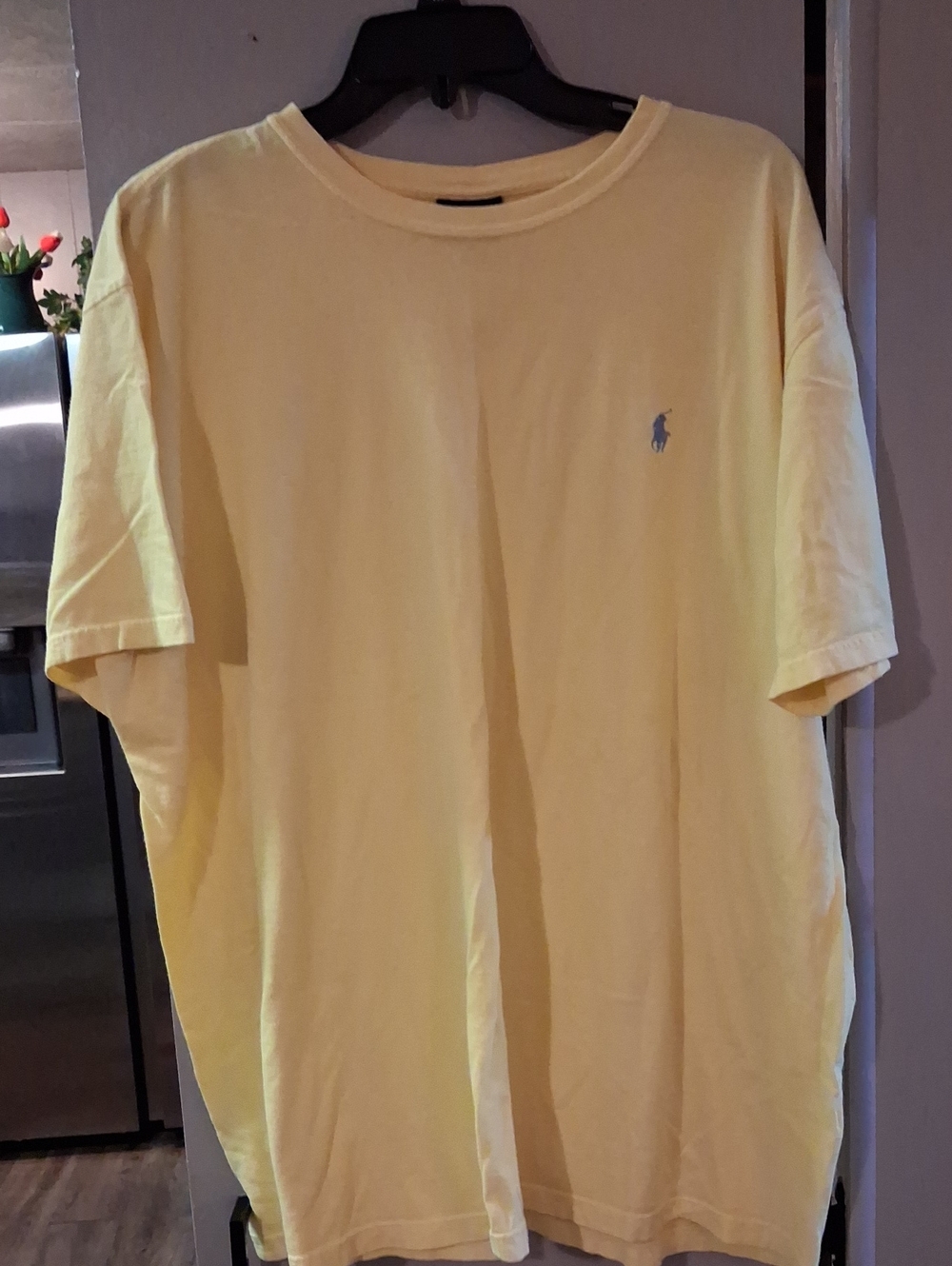Polo by Ralph Lauren Men's Yellow Short-Sleeve Crew T-Shirt